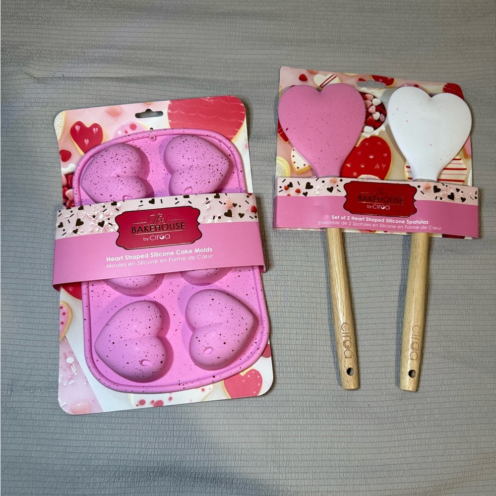 The Bakehouse Silicone Spatulas and Cake Molds